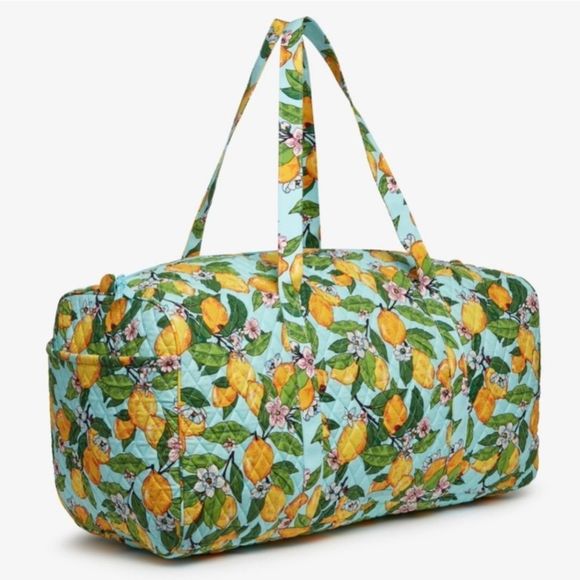 Vera Bradley Handbags - NEW Vera Bradley Lemon Grove XL Travel Duffel
